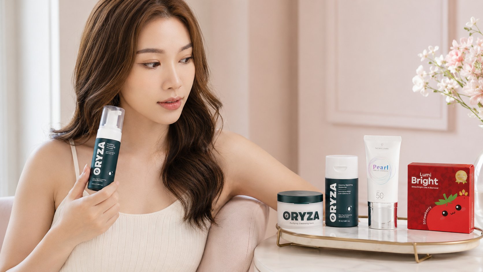 The Skin Lovers range — a simple, minimalist skincare routine